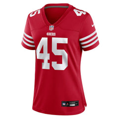 Nick Martin San Francisco 49ers Women's Team Game Jersey - Scarlet
