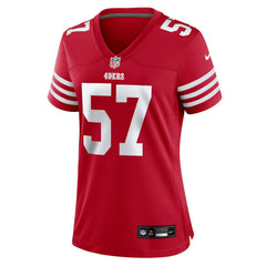Luke Gifford San Francisco 49ers Women's Team Game Jersey - Scarlet