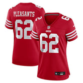 Austen Pleasants San Francisco 49ers Women's Team Game Jersey - Scarlet