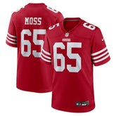 Drew Moss San Francisco 49ers Team Game Jersey - Scarlet