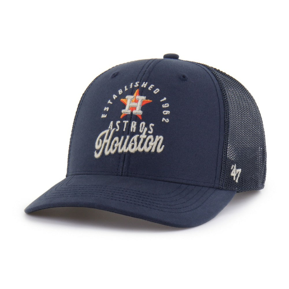 Houston Astros Pitstop Trucker Adjustable Hat Navy | 47 brand