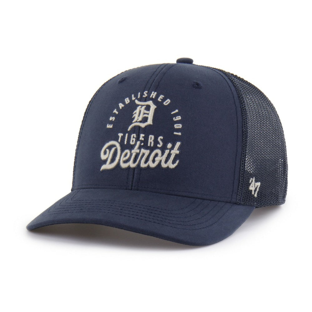 Detroit Tigers Pitstop Trucker Adjustable Hat Navy | 47 brand