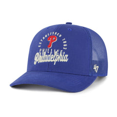 Philadelphia Phillies Pitstop Trucker Adjustable Hat Royal | 47 brand