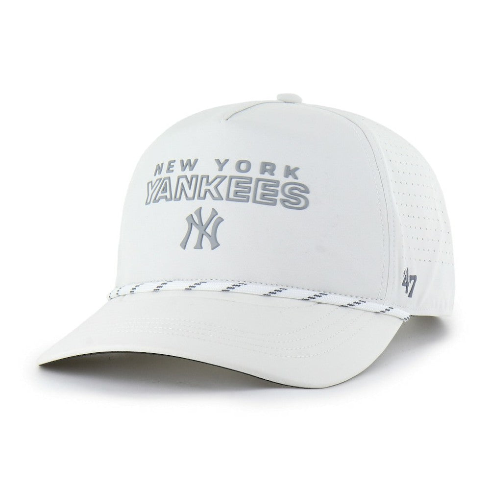 New York Yankees Forward Vault Hitch Adjustable Hat White | 47 brand