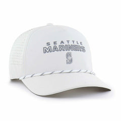 Seattle Mariners Forward Vault Hitch Adjustable Hat White | 47 brand