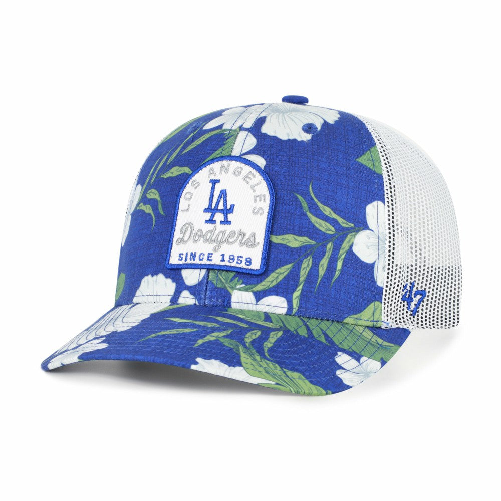 Los Angeles Dodgers Beachside Adjustable Trucker Hat Royal | 47 brand