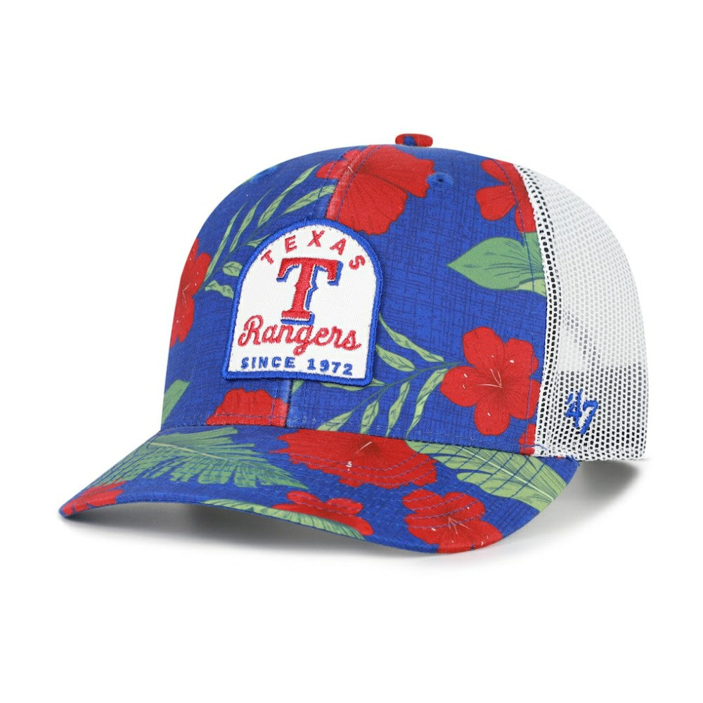 Texas Rangers Beachside Adjustable Trucker Hat Royal | 47 brand