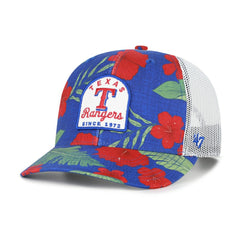 Texas Rangers Beachside Adjustable Trucker Hat Royal | 47 brand