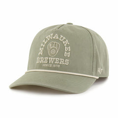 Milwaukee Brewers Canyon Ranchero Hitch Adjustable Hat Olive | 47 brand
