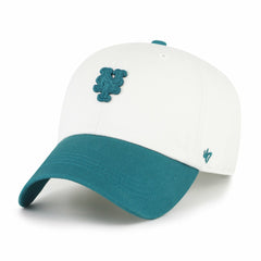 New York Mets Contemporary Tonal Clean Up Adjustable Hat White/Teal | 47 brand