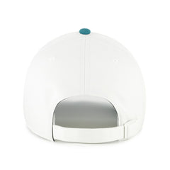 Cincinnati Reds Contemporary Tonal Clean Up Adjustable Hat White/Teal | 47 brand