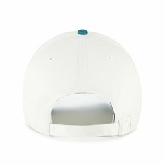 Kansas City Royals Contemporary Tonal Clean Up Adjustable Hat White/Teal | 47 brand
