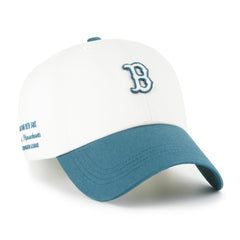Boston Red Sox Contemporary Tonal Clean Up Adjustable Hat White/Teal | 47 brand