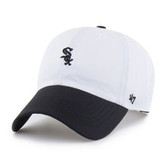 Chicago White Sox Vista Mini Clean Up brrr° Adjustable Hat White/Black | 47 brand