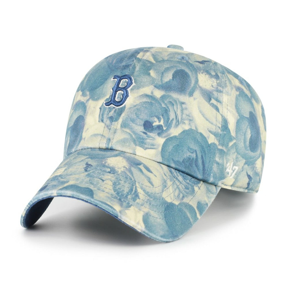 Boston Red Sox Women's Gardenia Clean Up Adjustable Hat Blue | 47 brand