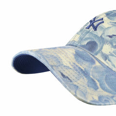 New York Yankees Women's Gardenia Clean Up Adjustable Hat Blue | 47 brand