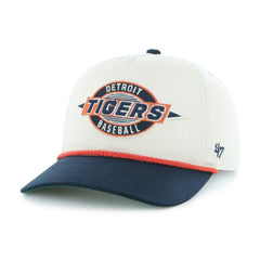 Detroit Tigers Youth Frame Out Hitch Adjustable Hat Natural/Navy | 47 brand