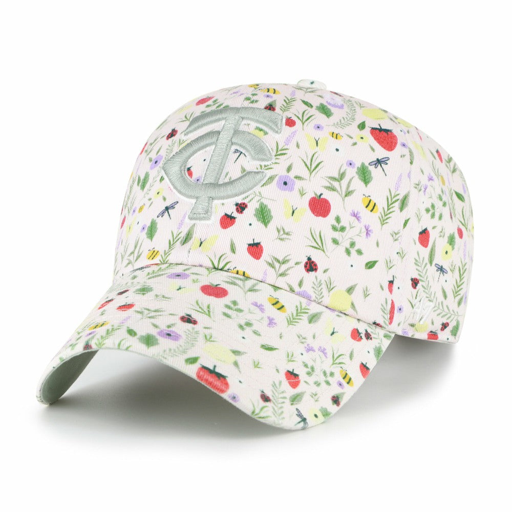 Minnesota Twins Girls Youth Posey Clean Up Adjustable Hat Light Pink | 47 brand