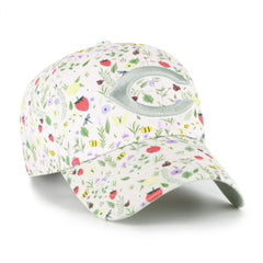 Cincinnati Reds Girls Youth Posey Clean Up Adjustable Hat Light Pink | 47 brand