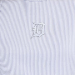 Detroit Tigers Starter Women's Pastels Ribbed Tank Top Light Blue