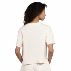 Milwaukee Brewers Starter Women's Pastels Boxy Cropped T-Shirt Cream