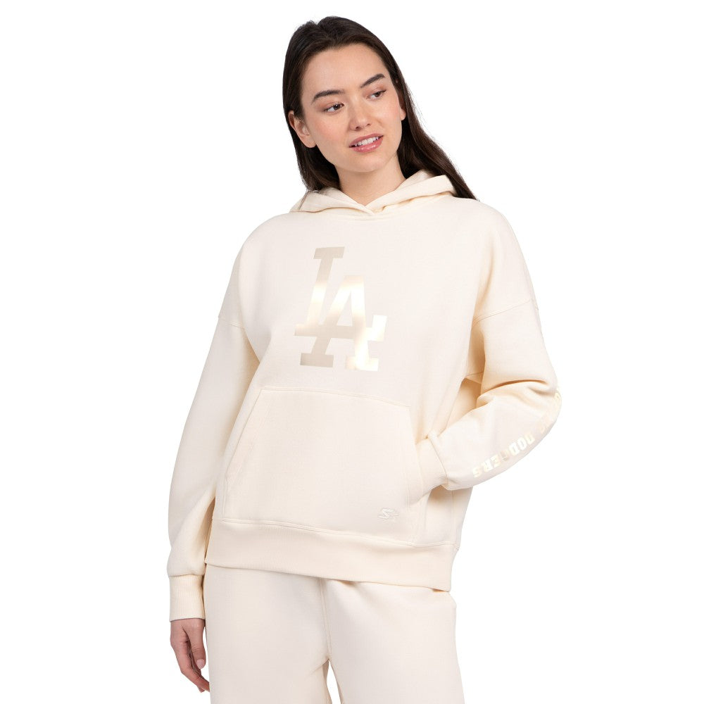 Los Angeles Dodgers Starter Women's Pastel Relaxed Hoodie Cream