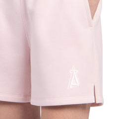 Los Angeles Angels Starter Women's Pastel High Waisted Shorts Light Pink