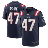 Julian Ashby New England Patriots Team Game Jersey - Navy