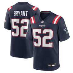 Marcus Bryant New England Patriots Team Game Jersey - Navy