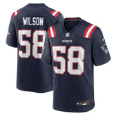 Jared Wilson New England Patriots Team Game Jersey - Navy