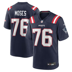Morgan Moses New England Patriots Team Game Jersey - Navy