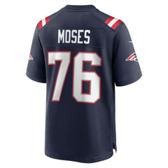 Morgan Moses New England Patriots Team Game Jersey - Navy