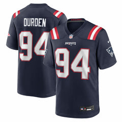 Cory Durden New England Patriots Team Game Jersey - Navy