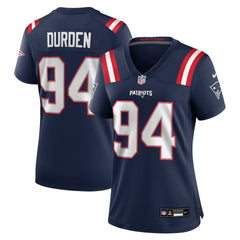 Cory Durden New England Patriots Women's Team Game Jersey - Navy