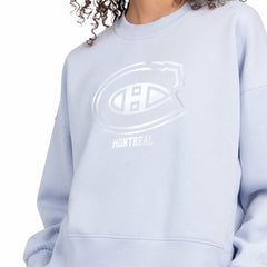 Montreal Canadiens Starter Women's Boxy Cropped Sweatshirt Blue