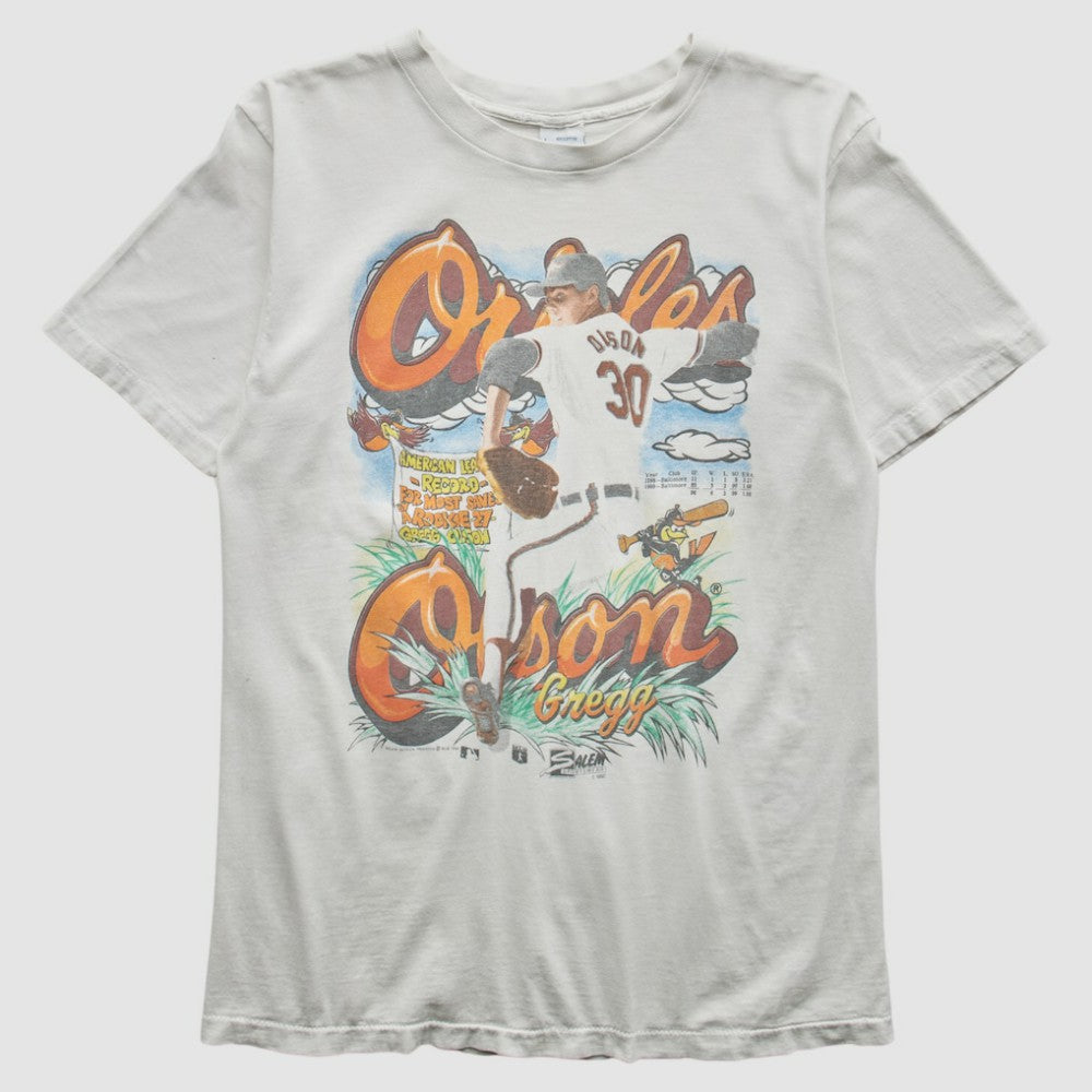 Baltimore Orioles Salem 1990 T-Shirt White Vintage