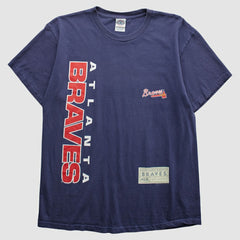 Atlanta Braves Delta 2000s T-Shirt Navy Vintage