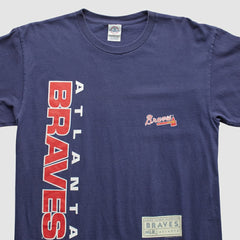 Atlanta Braves Delta 2000s T-Shirt Navy Vintage
