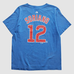 Chicago Cubs Majestic 2006 T-Shirt Blue Vintage