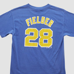 Milwaukee Brewers Majestic 2000s T-Shirt Blue Vintage