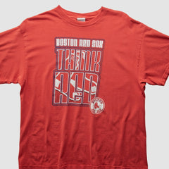 Boston Red Sox 2000s T-Shirt Red Vintage