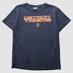 Detroit Tigers Lee Apparel 2000s T-Shirt Navy Vintage