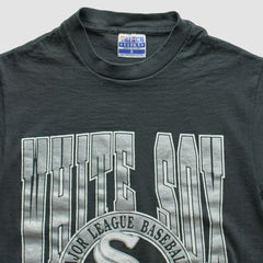 Chicago White Sox Trench 1990 T-Shirt Black Vintage