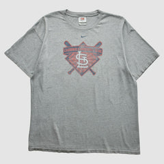 St. Louis Cardinals 2000s T-Shirt Gray Vintage | Nike