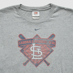 St. Louis Cardinals 2000s T-Shirt Gray Vintage | Nike