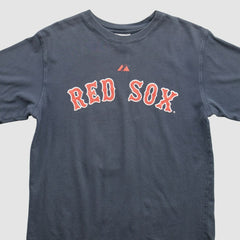 Boston Red Sox Majestic 2000s T-Shirt Navy Vintage