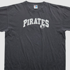 Pittsburgh Pirates Majestic 2000s T-Shirt Gray Vintage