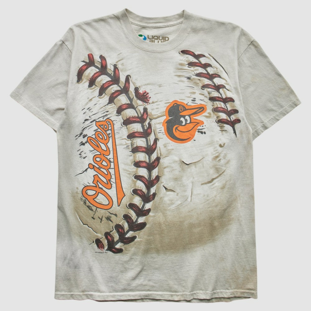 Baltimore Orioles Liquid Blue 2014 T-Shirt Beige Vintage