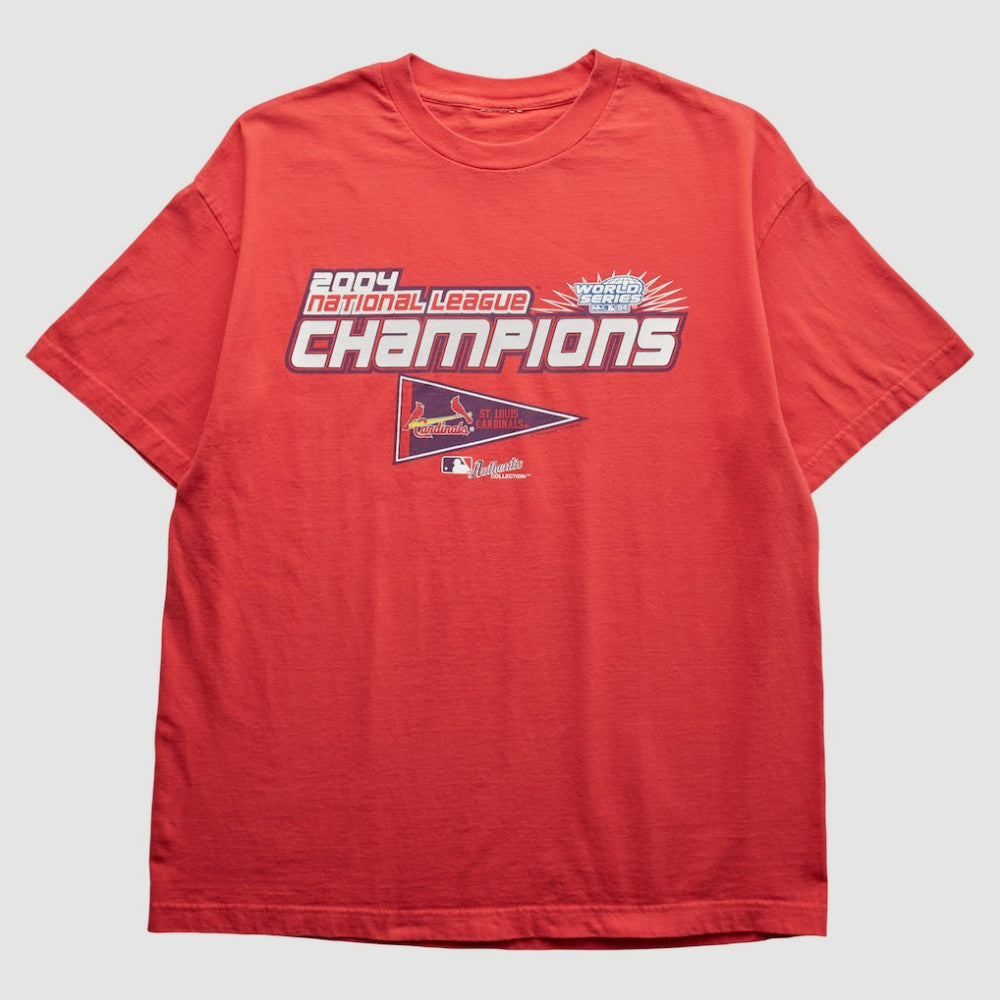 St. Louis Cardinals 2004 T-Shirt Red Vintage
