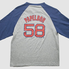 Boston Red Sox Majestic 2000s T-Shirt Gray Vintage
